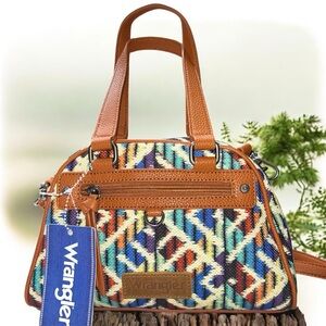 Wrangler whipstich satchel crossbody  Bag